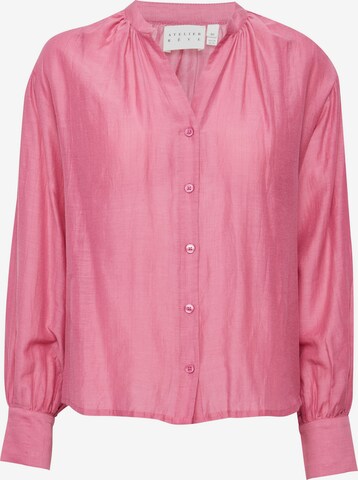 Atelier Rêve Blouse 'Irthea' in Roze: voorkant