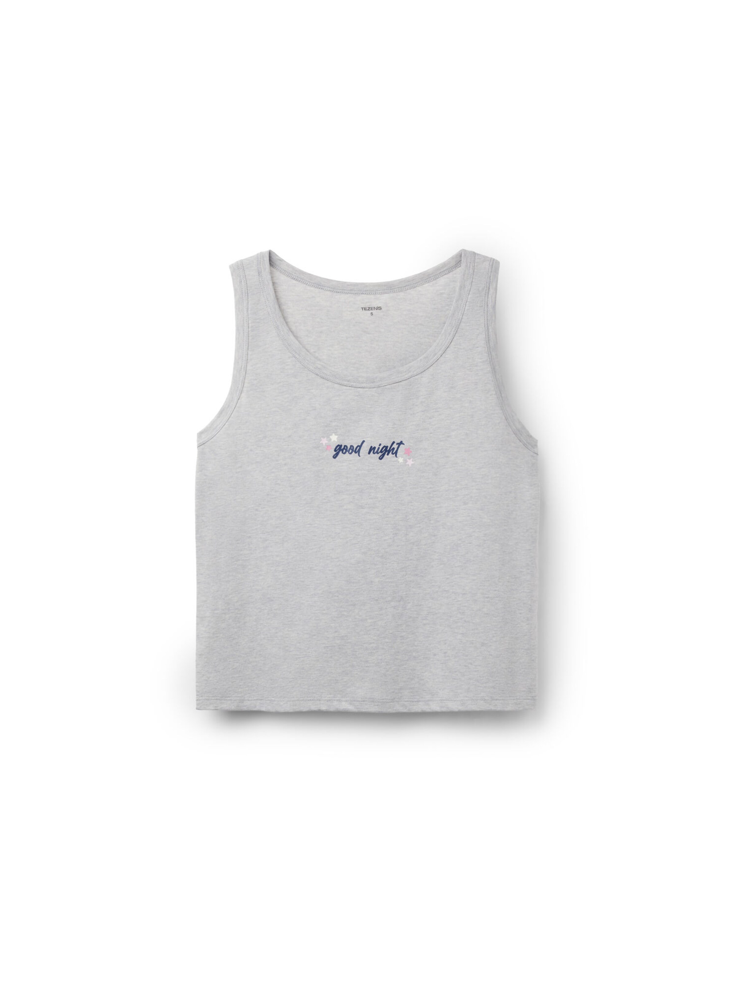 Tezenis Pajama Shirt in Grey: front