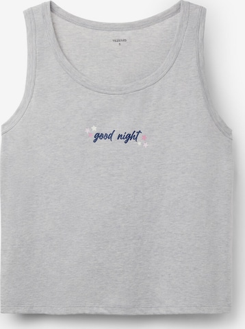 Tezenis Pajama Shirt in Grey: front