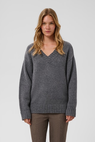 Pull-over 'Moline' SOAKED IN LUXURY en gris : devant