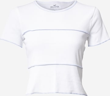 T-shirt HOLLISTER en blanc : devant