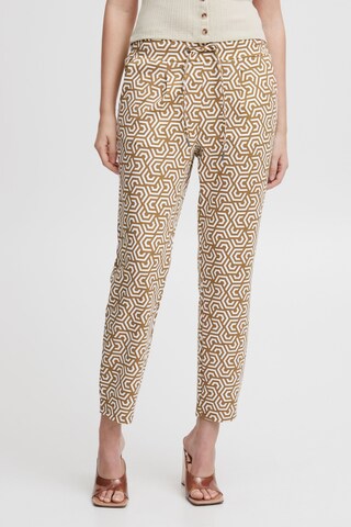 b.young Regular Trousers 'Rizetta' in Brown: front