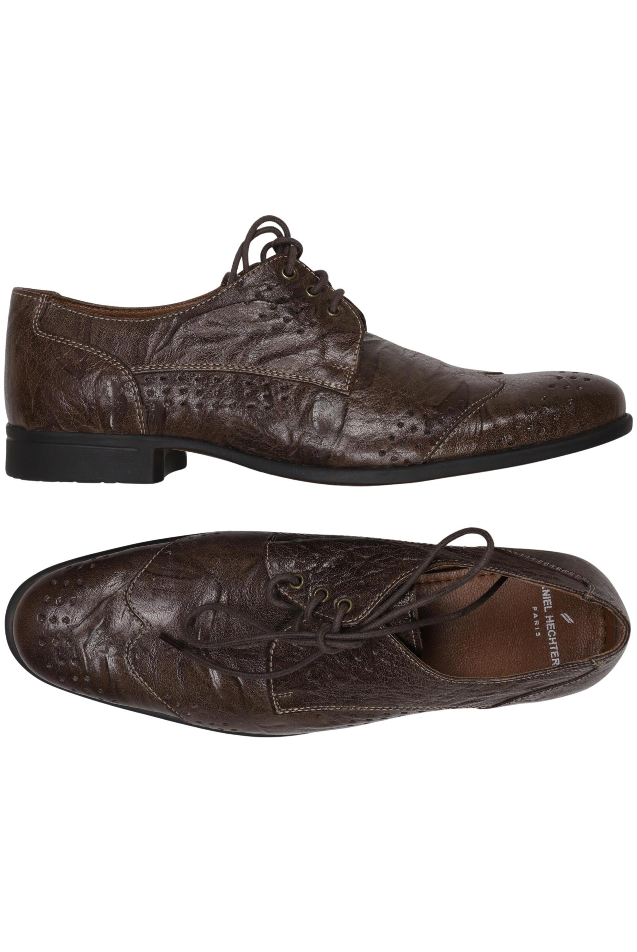 HECHTER PARIS Flats & Loafers in 42 in Brown: front