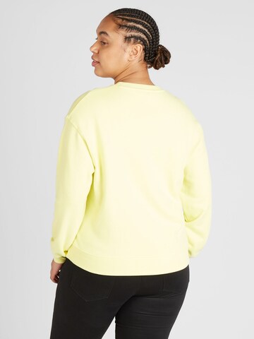 Sweat-shirt Tommy Hilfiger Curve en jaune