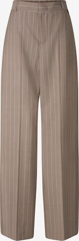 BOGNER Pleated Pants 'Joya' in Beige: front