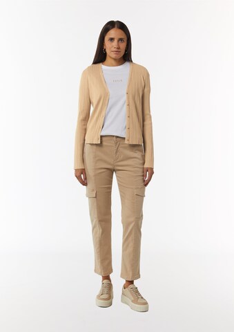 Cardigan comma casual identity en beige : devant
