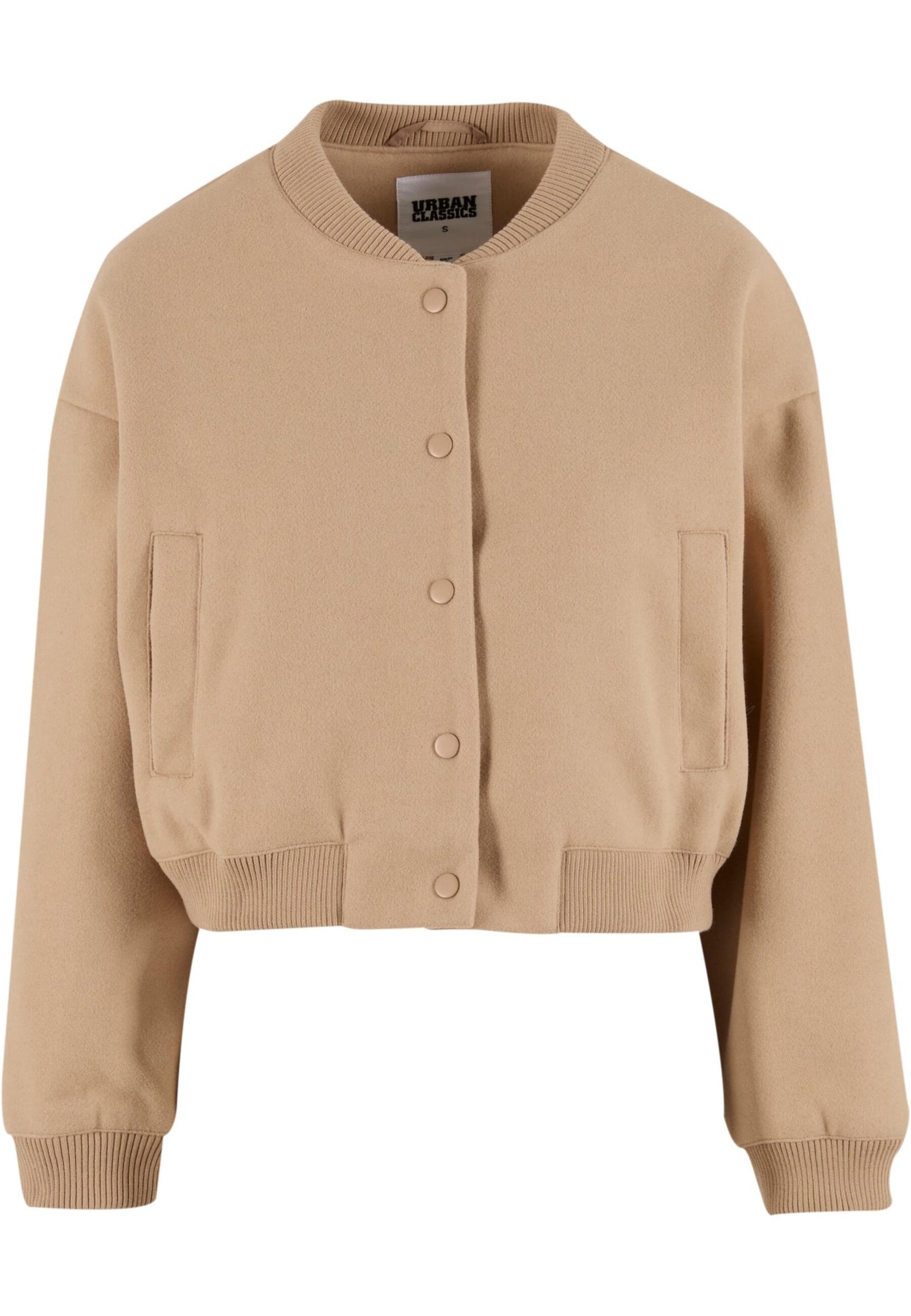 Urban Classics Tussenjas in de kleur Beige, Productweergave