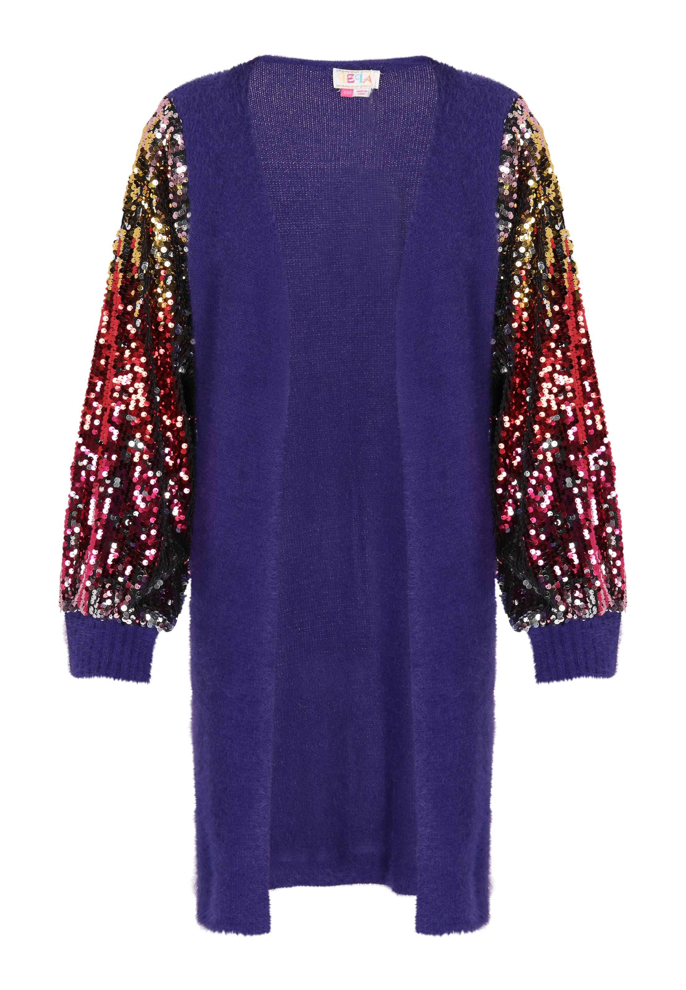 IZIA Knit cardigan in Mixed colours: front