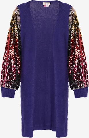 IZIA Knit cardigan in Mixed colours: front