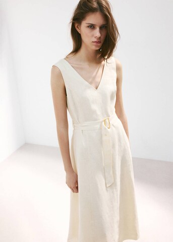 MANGO Kleid in Beige: Vorderseite
