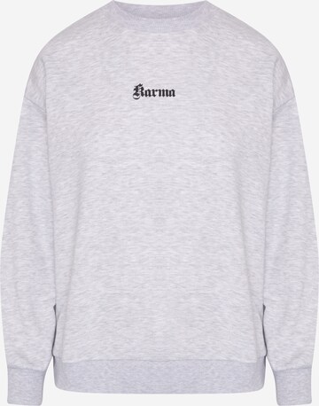 NA-KD Sweatshirt in Grey: front
