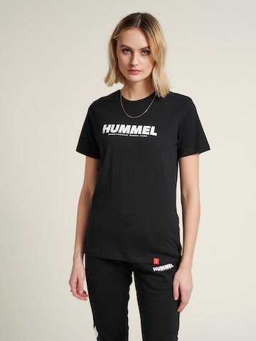 Hummel Функциональная футболка в Черный: спереди