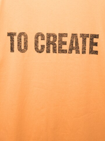 Pull&Bear T-shirt i orange
