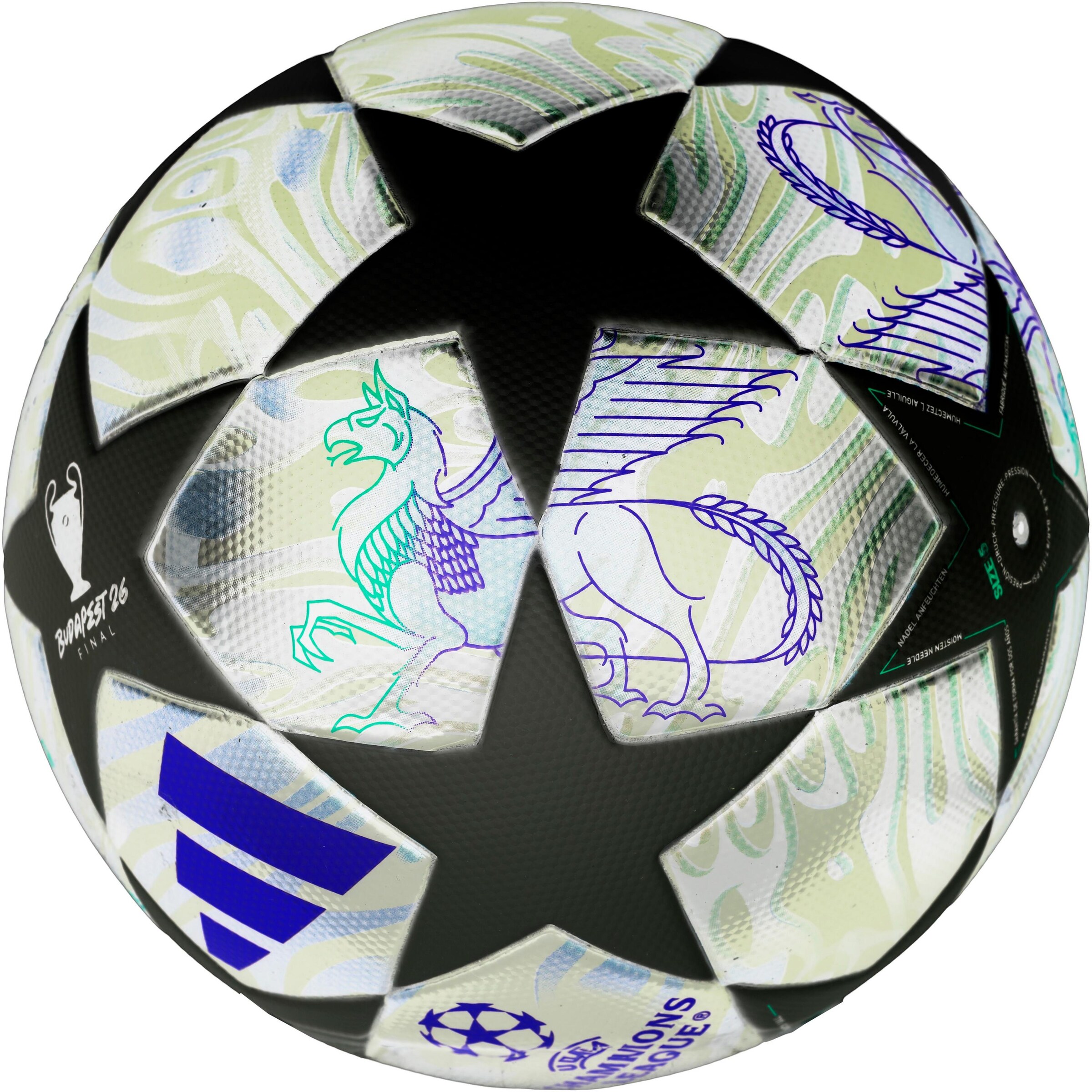 ADIDAS PERFORMANCE - Bola 'UEFA Champions League Final League' em roxo