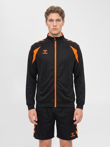 Veste de survêtement Hummel en noir : devant
