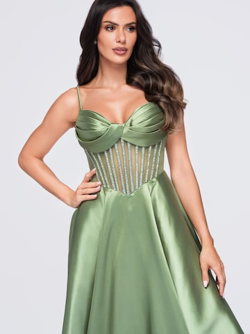 Ombre Abendkleid‌ in Grün
