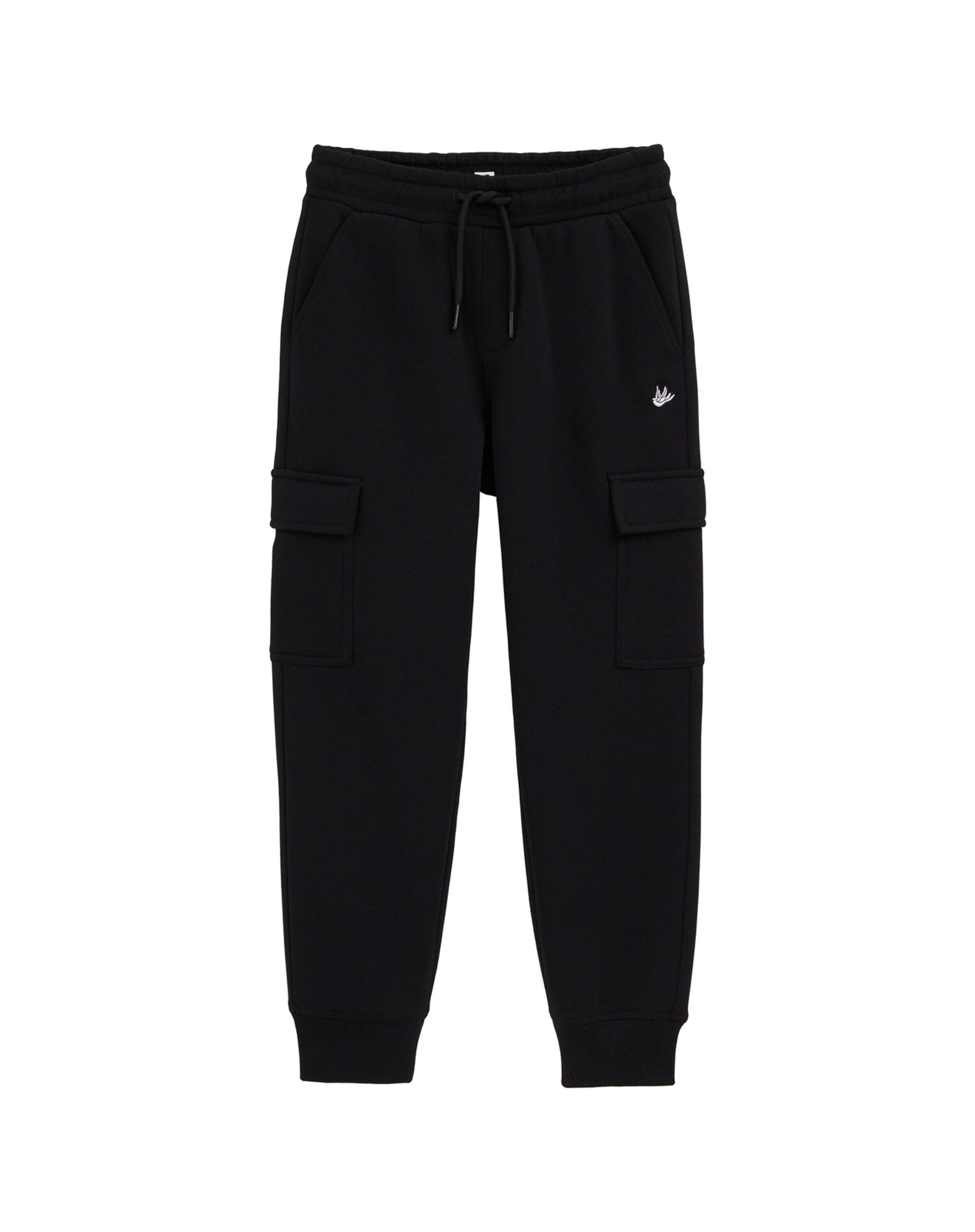 juoda WE Fashion Siaurėjantis Kelnės