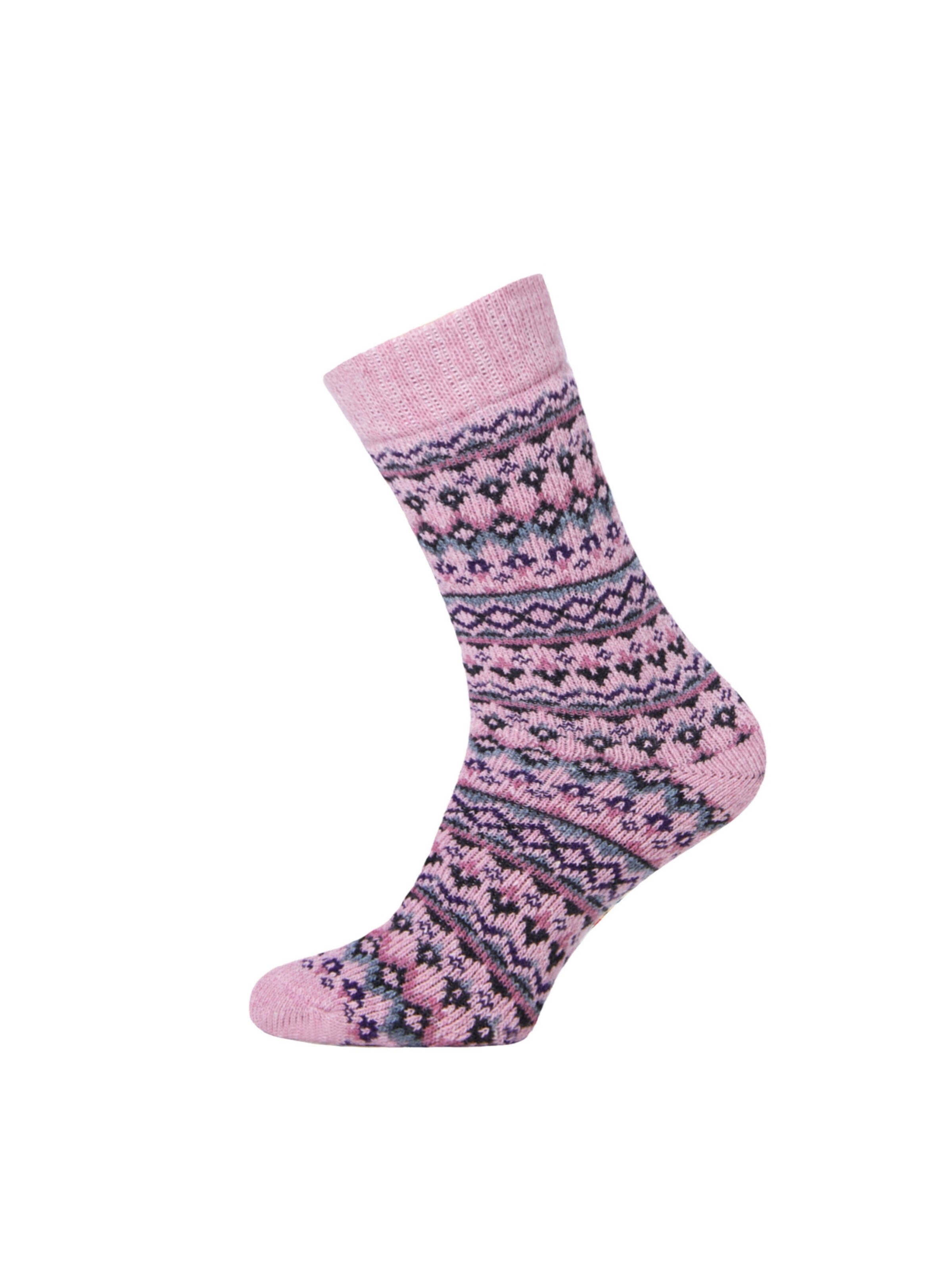 HomeOfSocks Socks 'HOS452' in Pink: front