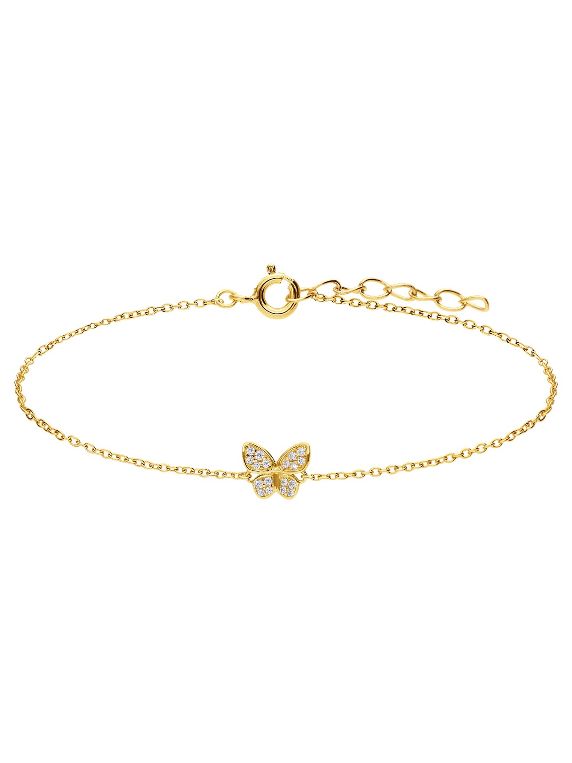 Lucardi Bracelet 'Klassisch' in Gold: front