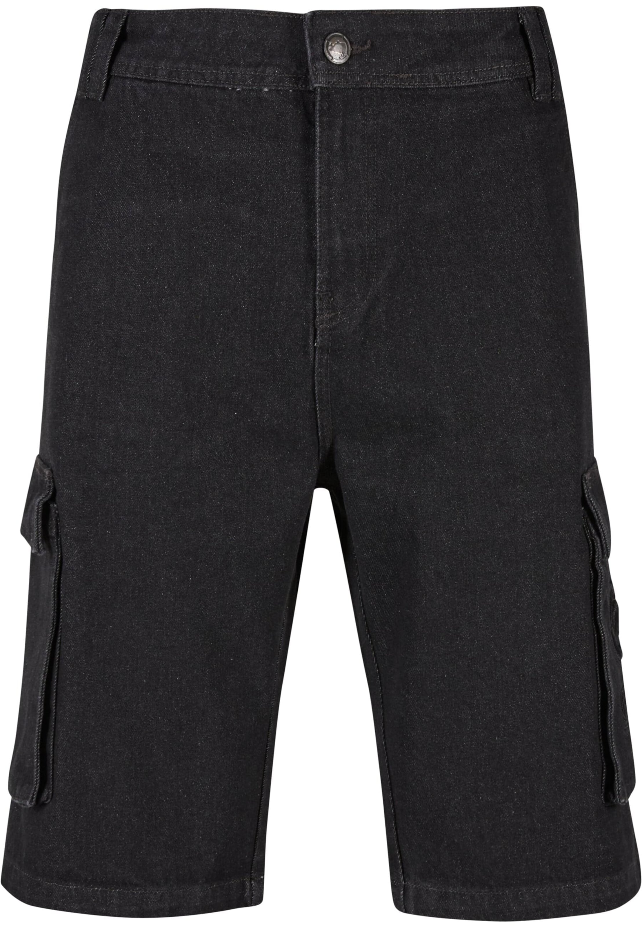 regular Jeans cargo di Ecko Unlimited in nero: frontale