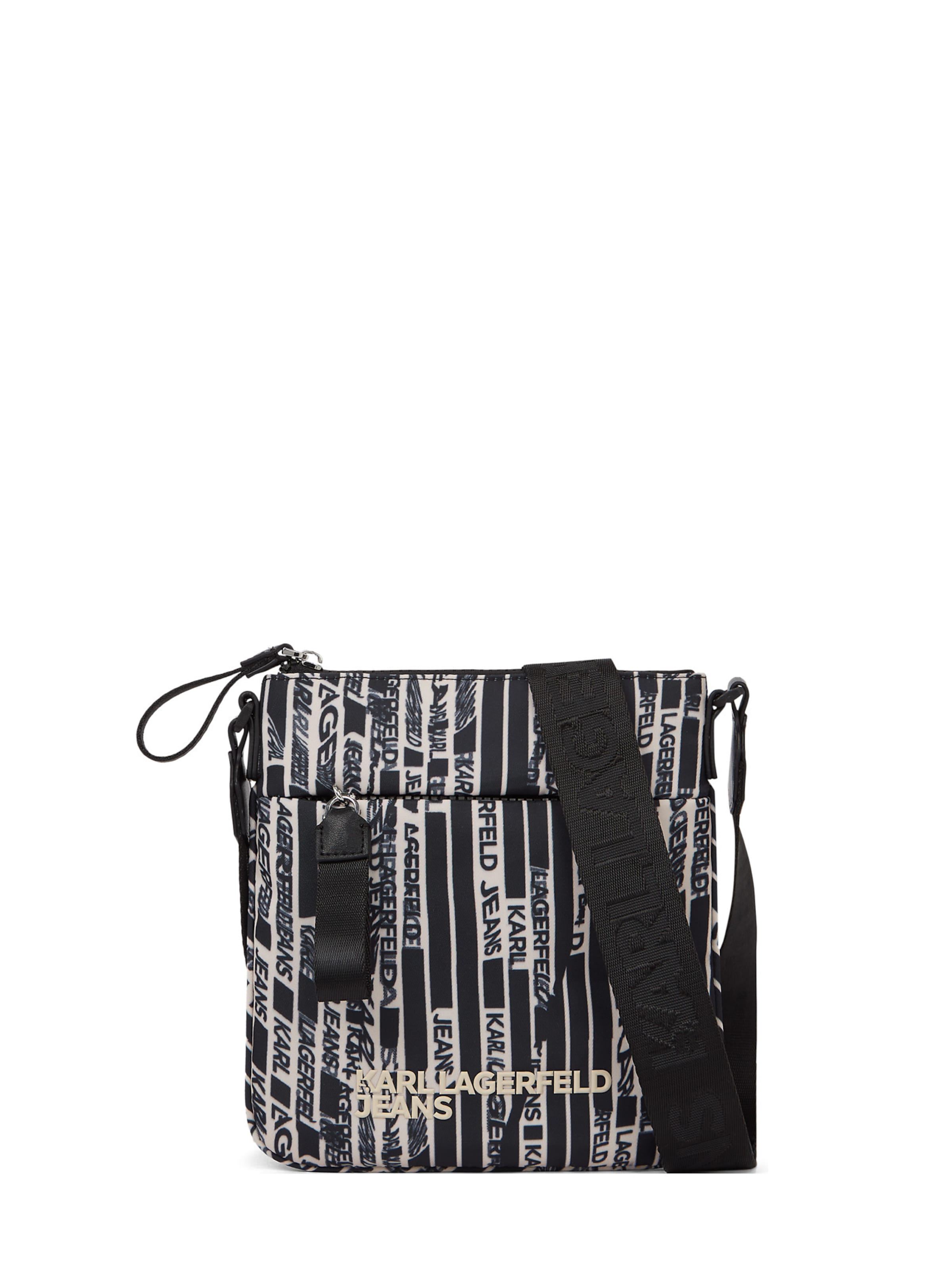KARL LAGERFELD JEANS Válltáska - fekete: elől