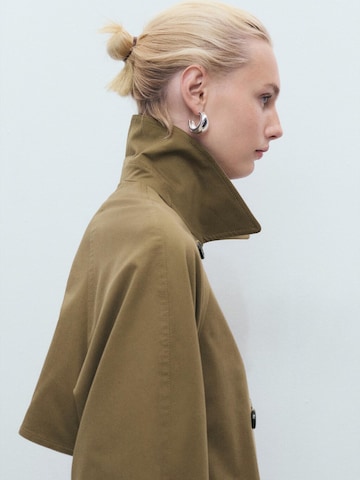 MANGO Between-seasons coat 'ANGELA' in Green