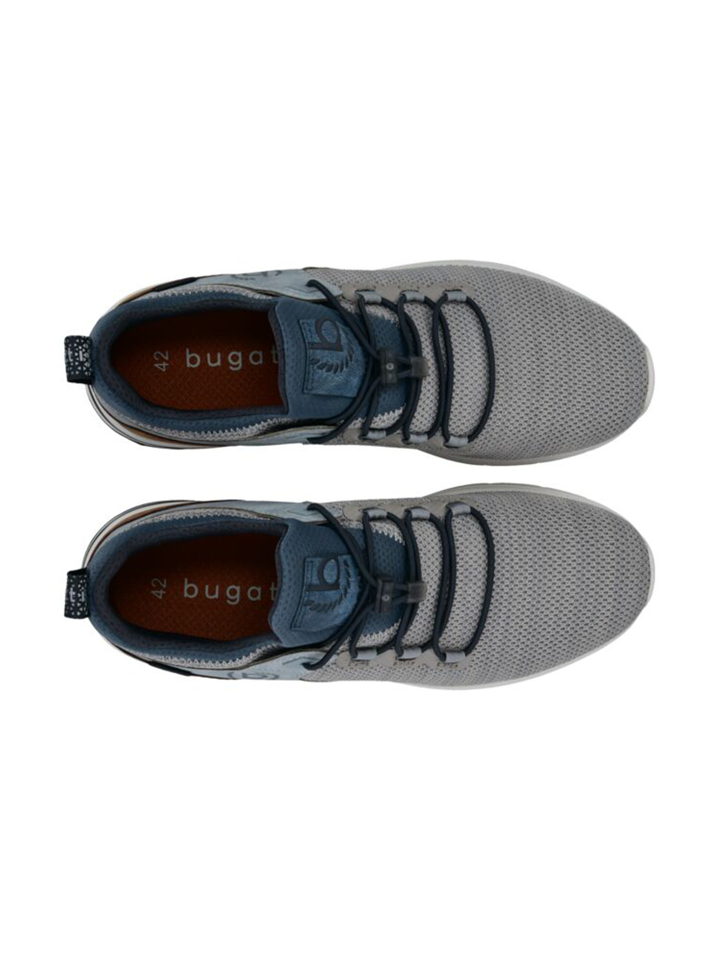 Baskets basses bugatti en gris