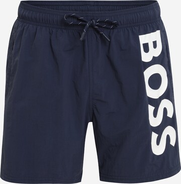 Shorts de bain 'Octopus' BOSS en bleu : devant