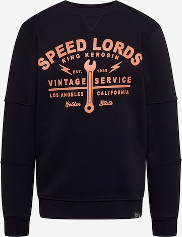 King Kerosin Sweatshirt 'Speed Lords 1949' in Schwarz: predná strana