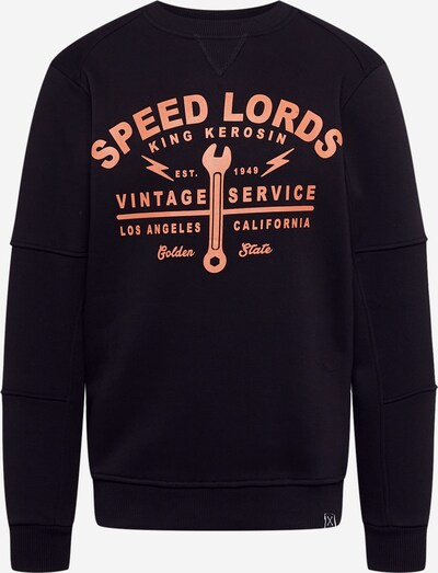 King Kerosin Sweatshirt 'Speed Lords 1949' in orange / schwarz, Produktansicht