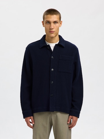 SELECTED Comfort Fit Hemd 'SLHRegfred' in Blau: Vorderseite