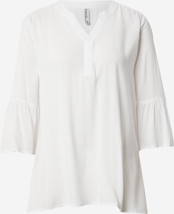 Sublevel Blouse in Wit: voorkant