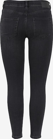 PIECES Skinny Jeans 'Delly' in Schwarz