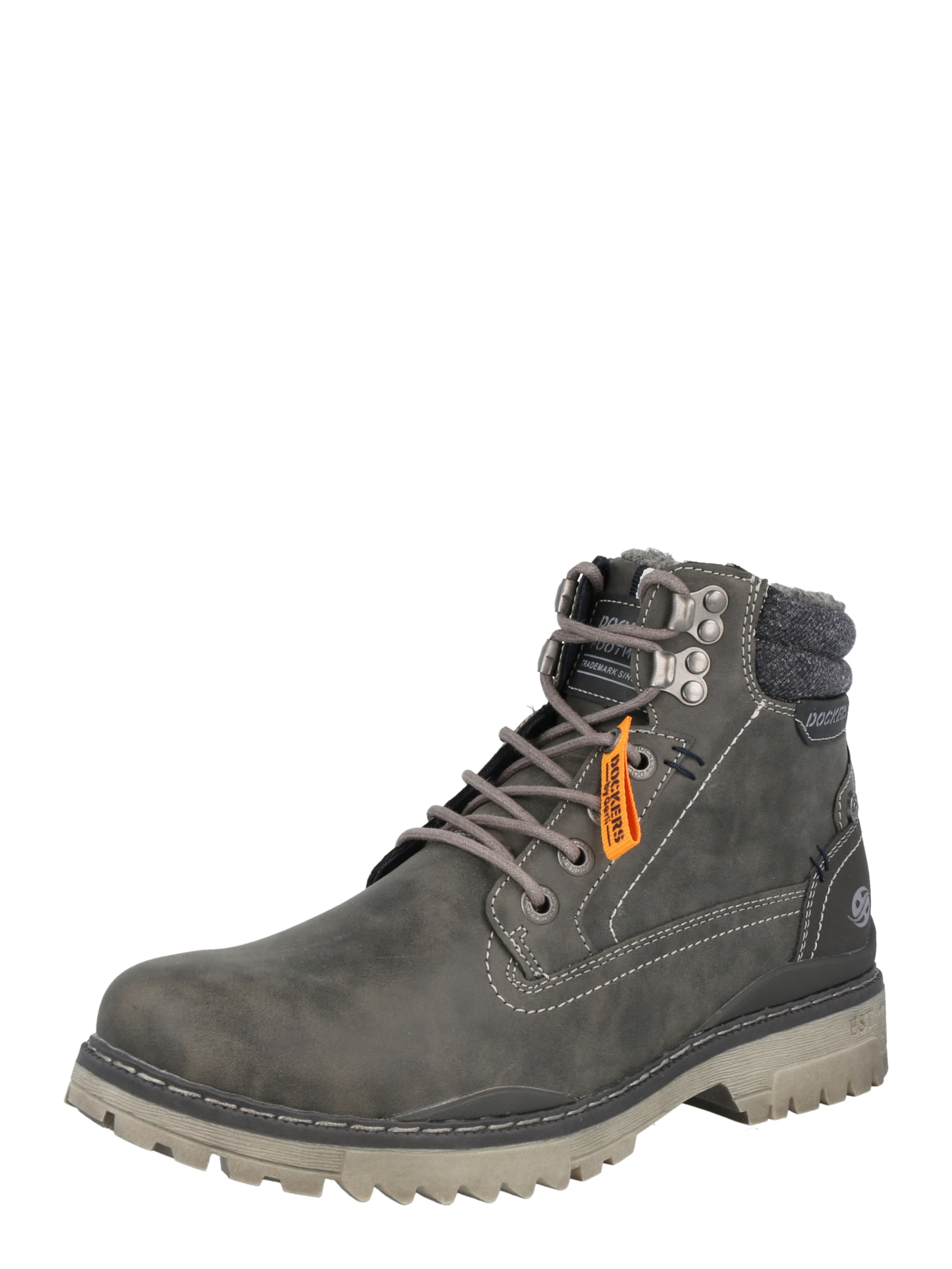 Dockers by Gerli Lace-up boots in Grey: front