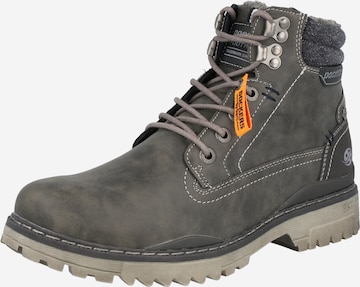 Boots stringati di Dockers by Gerli in grigio: frontale