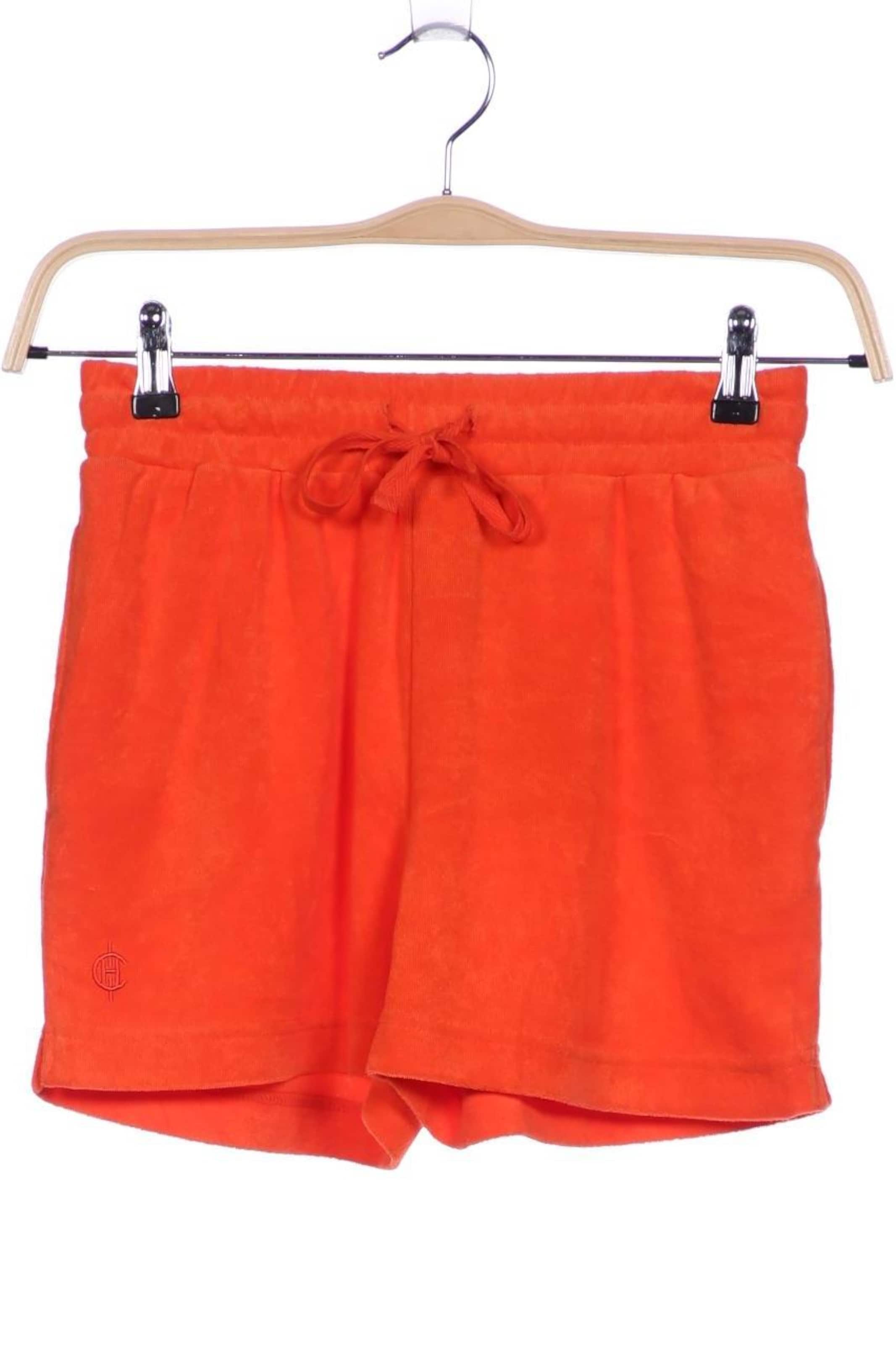 ICHI Shorts in XS in Orange: front