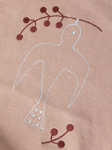 Sweat-shirt Lil'Atelier en marron