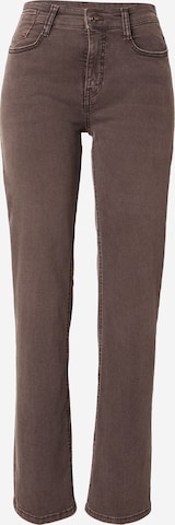 MAC Jeans 'LAURA' i brun: framsida