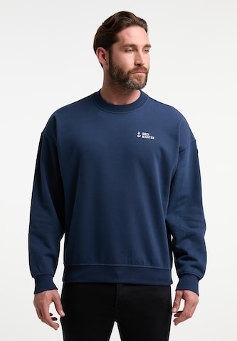 DreiMaster Maritim Sweatshirt in Blauw: voorkant