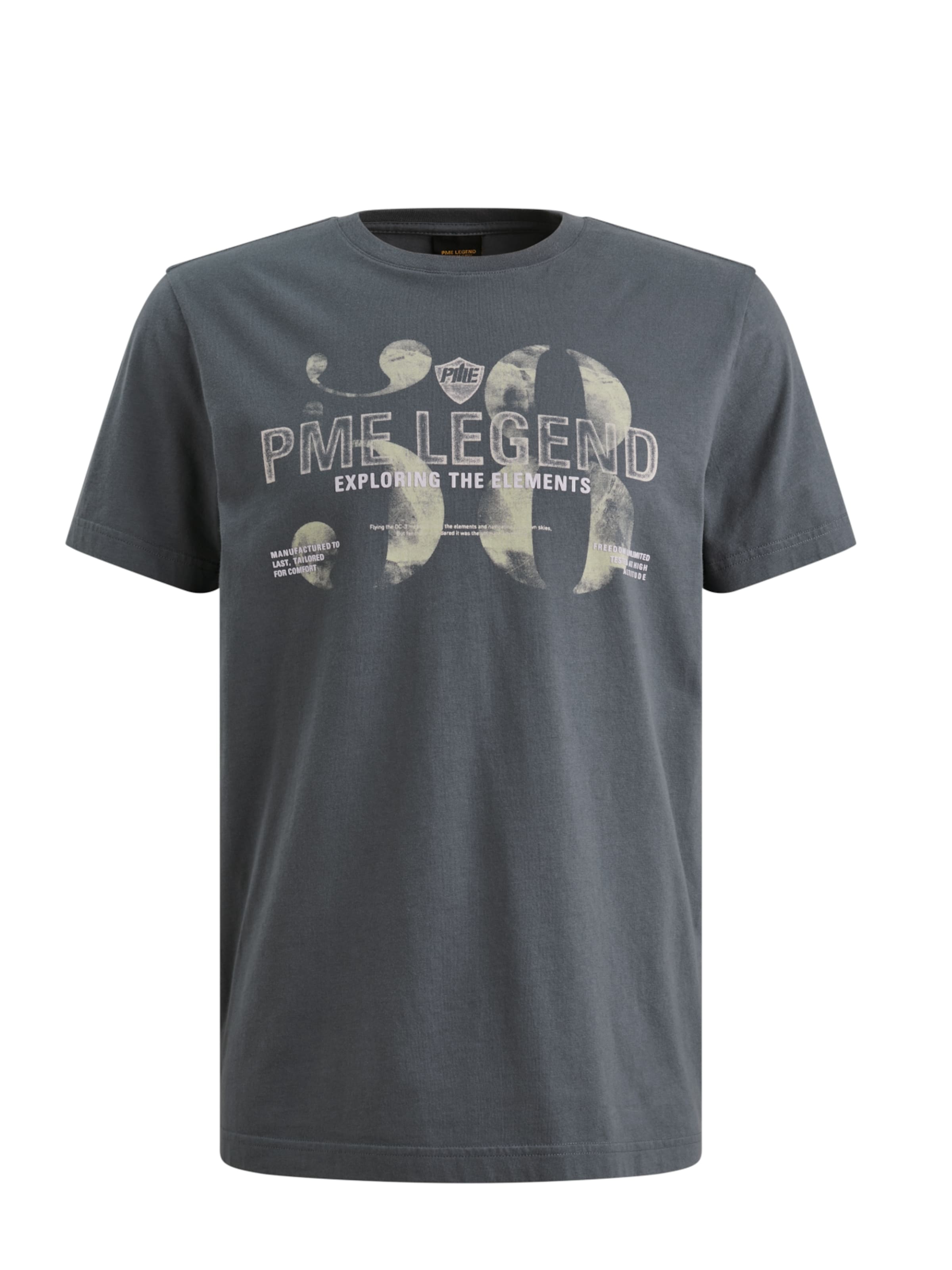 Pme-Legend Shirt 'PME Legend - Heren t-shirt' in Grey: front