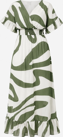 Robe Elara en vert : devant
