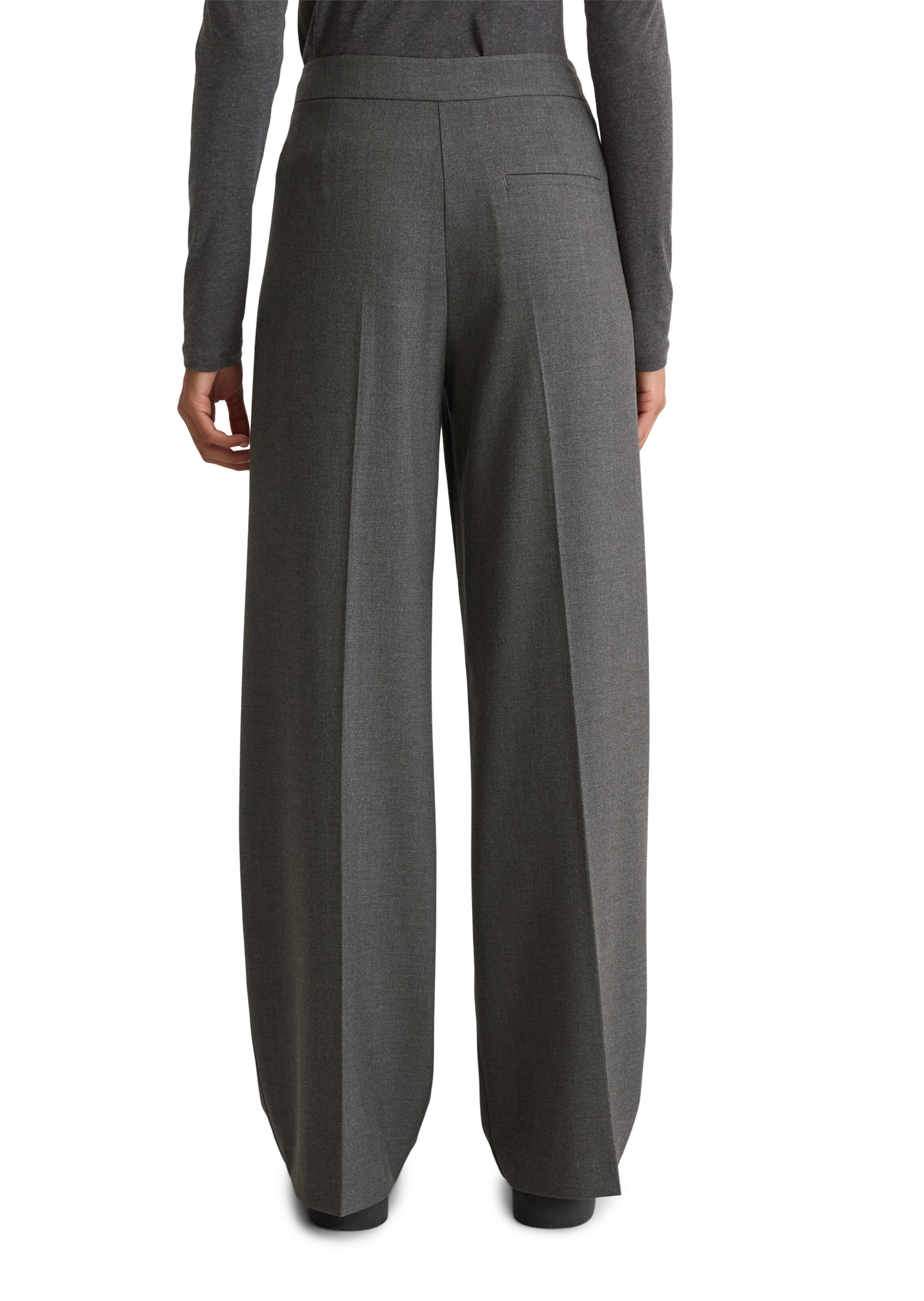 Marc O'Polo Široký strih Nohavice - Sivá