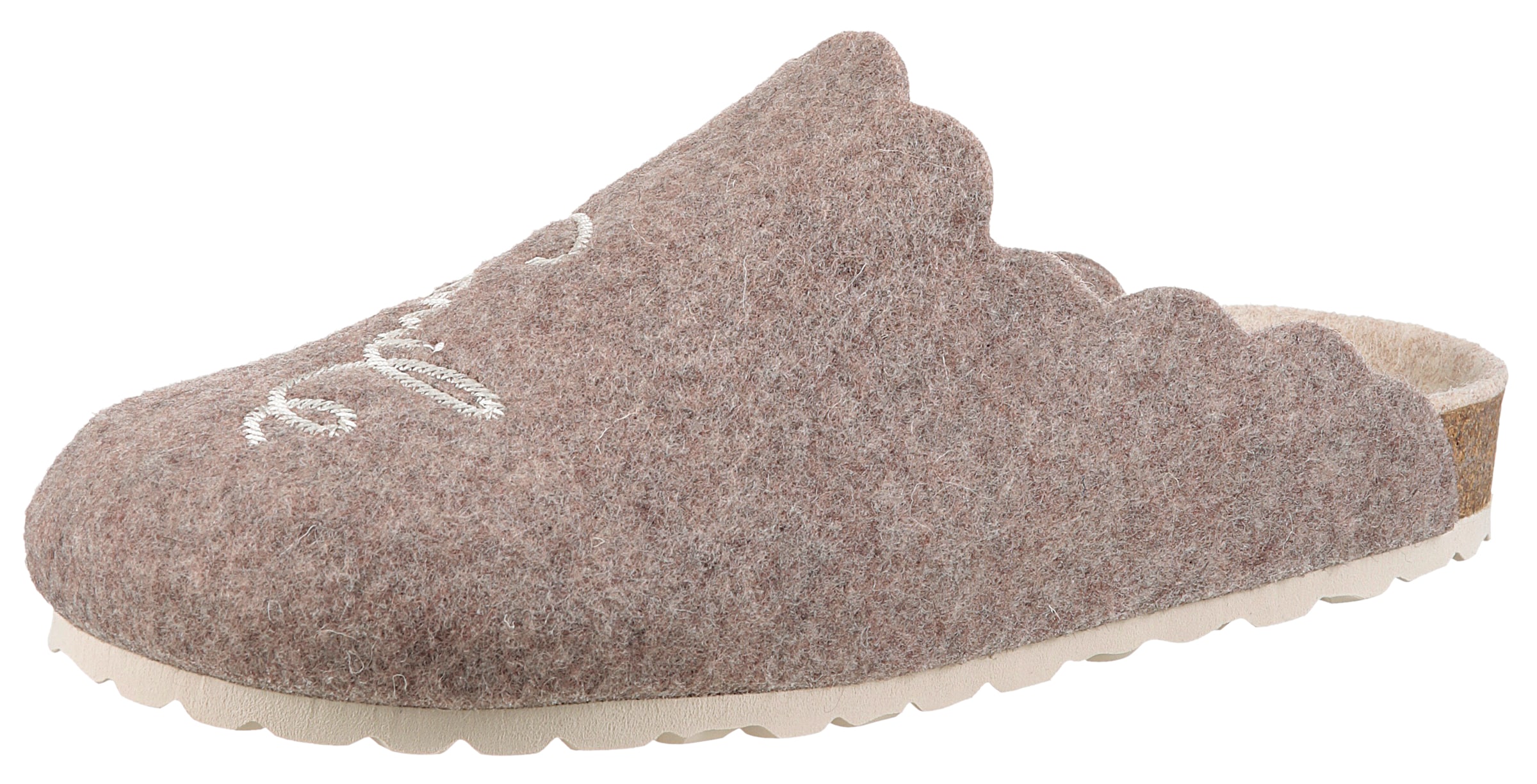 Aniston Slippers in Beige: front