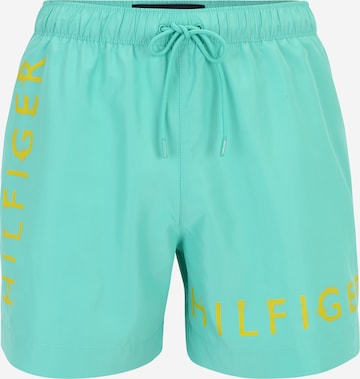 TOMMY HILFIGER Swimming shorts in Green: front