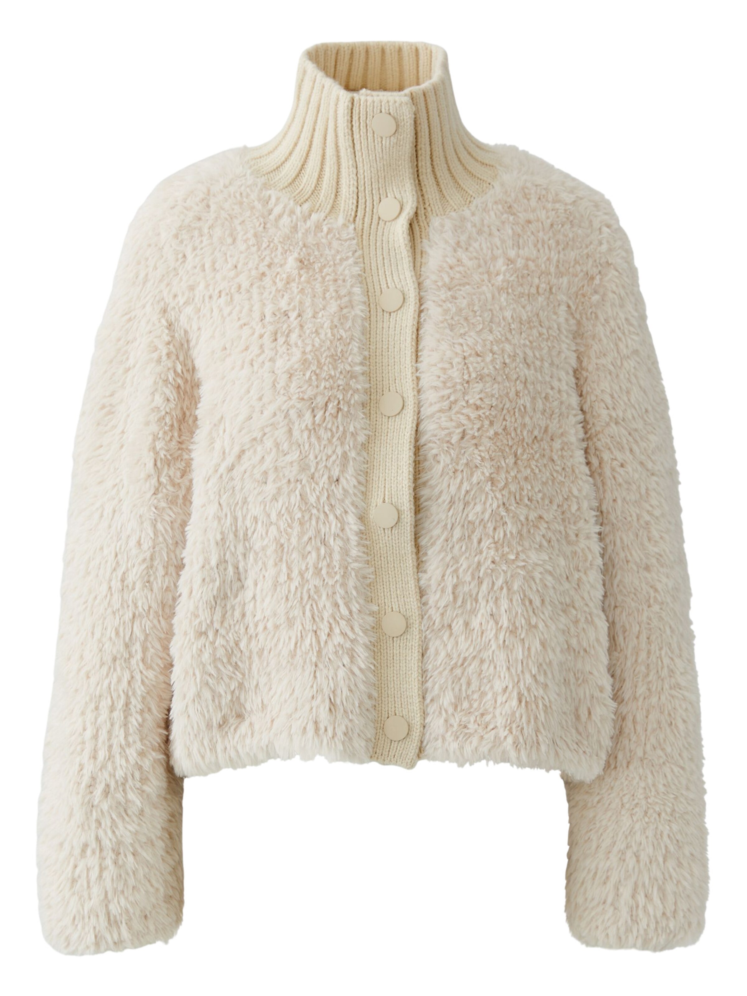 OUI Knit Cardigan in Beige: front