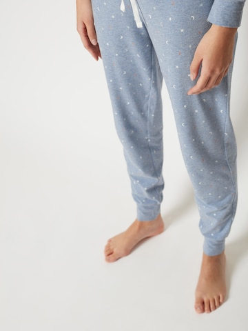 Skiny Pyjamahose in Blau
