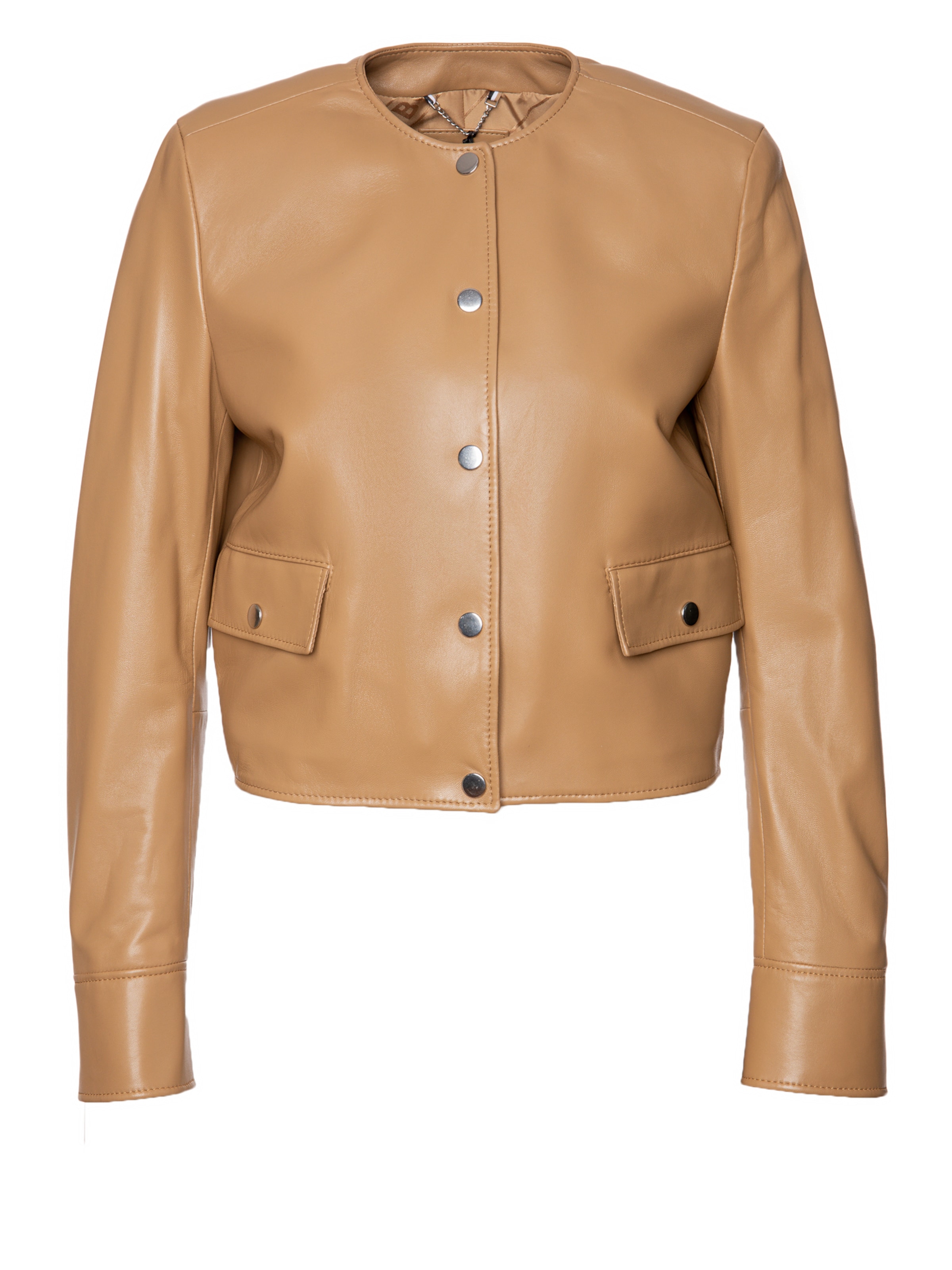 BOSS Between-Season Jacket in Beige: front