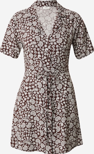 JDY Shirt dress 'STARR LIFE' in Dark brown / White, Item view