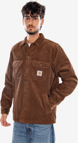 Comfort fit Camicia 'WHITSOME SHIRT JAC WIP H BROWN' di Carhartt WIP in marrone: frontale