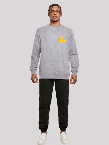 F4NT4STIC Sweatshirt 'Yellow Rubber Duck' in Grey